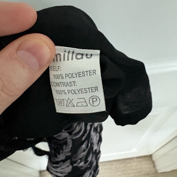 Millau Y2K Velvet Burnout Lace Trim Fairy Grunge Cropped Tank Top Size S - Picture 6 of 6